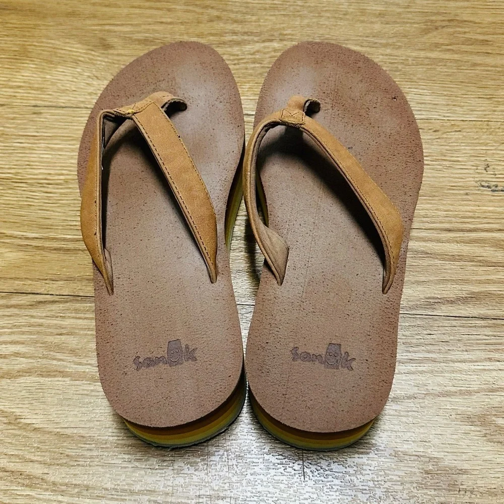 Sam & Libby brown platform sandal